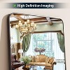 Beautyolove 64"L x 21"W Rounded Corner Aluminum Frame Full Body Floor Mirror - 3 of 4