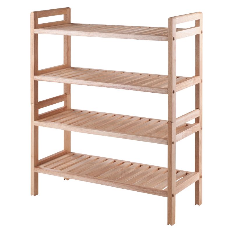 2pc Mercury Stackable Shoe Rack Set Natural - Winsome, 1 of 10