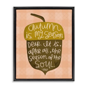 Stupell Industries Autumn Season Of My Soul Floating Frame Canvas Art - 1 of 4