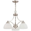 Livex Lighting Somerset 3 - Light Chandelier in  Brushed Nickel - 2 of 4
