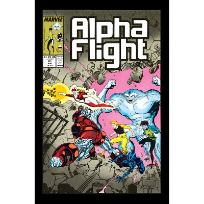 Alpha Flight by Mantlo & Lee Omnibus Jim Lee Cover - by  Bill Mantlo & James Hudnall (Hardcover)