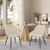 Clihome Fabric Soft Dining Chairs (Set of 2) - 3 of 4