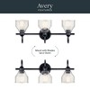 Kichler Lighting Avery 3 - Light Vanity in  Black - 2 of 4