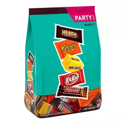 Hershey Chocolate and Peanut Butter Assortment Snack Size Candy - 35.04oz