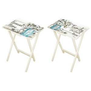Evergreen Forever Home TV Trays, Set of 2 - 1 of 4