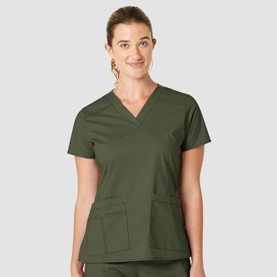 Wonder Wink Wonderflex 6108 Verity Womens V Neck Tag Free Short Sleeve  Scrub Top - JCPenney