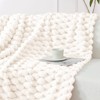 Aoibox Whale Flotilla Jacquard Throw Blanket, Ultra Soft & Plush Cozy Blanket for All Seasons, Warm & Fluffy Home Decor - 4 of 4