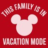 Men's Mickey & Friends This Family Is in Vacation Mode Pull Over Hoodie - 2 of 4
