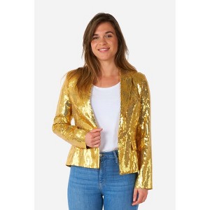 Suitmeister Women's Sequins Blazers - Shiny Party Jackets - 1 of 4