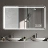 48x32" LED Bathroom Mirror: 3 Colors, 5-Level Dimmable, Anti-Fog, Wall Mounted, Horizontal/Vertical - 2 of 4