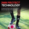 MediCaptain Soccer Shin Guard Sleeves with Padded Protection - 3 of 4