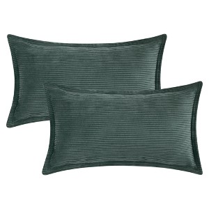 REGALWOVEN Striped Corduroy Decorative Throw Pillow Covers for Couch Bed Sofa Home Decor 2 Pcs - 1 of 4