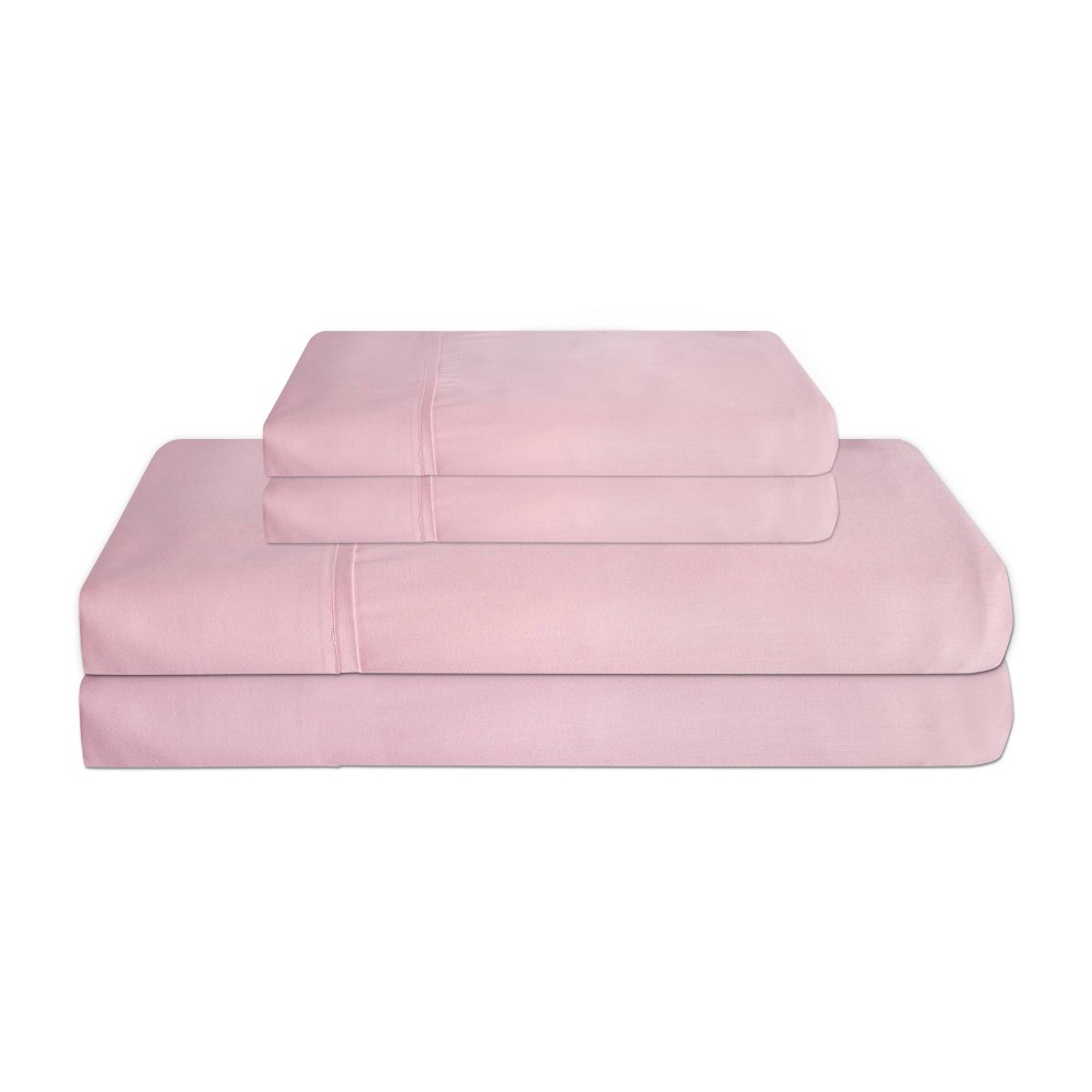 UPC 655385259453 product image for King 310 Thread Count Organic Cotton Super Sheet Set Blush - Elite Home Products | upcitemdb.com
