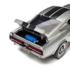 1967 Ford Mustang Custom "Eleanor" Gray Met. w/Black Stripes "Gone in 60 Seconds" (2000) Movie 1/18 Diecast Model by Greenlight - 4 of 4