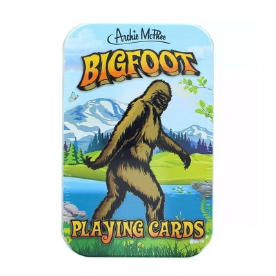 Accoutrements Bigfoot Novelty Playing Cards | 52 Card Deck