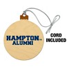 Hampton University Pirates Alumn Wood Christmas Tree Holiday Ornament - 2 of 4
