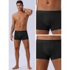 INSPIRE CHIC Men's Soft Elastic Waist Solid Color Regular Fit Basic Boxer Briefs - image 4 of 4