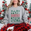 Santa Christmas Icons -  Womens Sweatshirt - 3 of 4