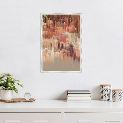 Liquid Life Summer Edition Framed Canvas Wall Art with Beaded Perimeter