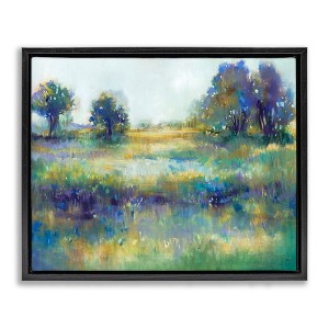 Stupell Industries Wetland Landscape Abstract Floating Frame Canvas Art - 1 of 4