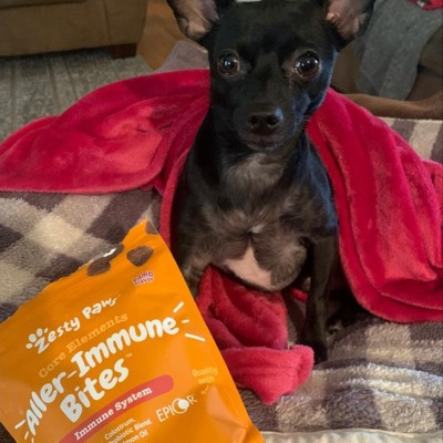 Zesty Paws, Aller-Immune Bites for Dogs, All Ages, Peanut Butter Flavour,  90 Soft Chews