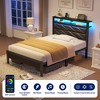 Greenstell  Bed Frame with Upholstered  Storage Headboard & Charging Station - 4 of 4