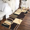Modern Geometric Rugs, Machine Washable Low Pile Non-Slip Rugs, Modern Stain Resistant Indoor Rugs, Living Room, Bedroom - 3 of 4