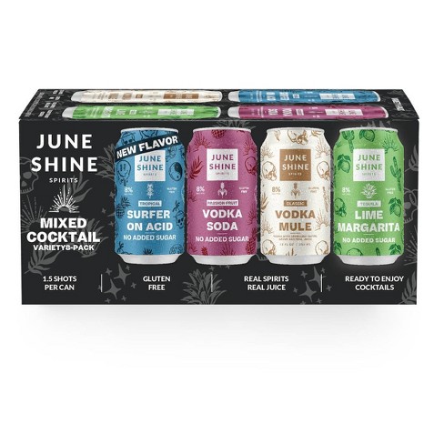 Juneshine Cocktail Variety - 8pk /12 Fl Oz Cans : Target