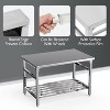 coucheta 48''/60'' Stainless Steel Work Table, Folding Table for Kitchen, Heavy Duty Prep Table with Adjustable Undershelf, for Restaurant, Home - 4 of 4