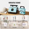 VEVOR 2 in 1 Tumbler and Hat Heat Press Machine, Mini Hat Heat Press for Caps and Hats, Tumbler Heat Press, Temperature and Time Control, Green - 3 of 4