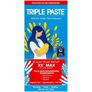 Triple Paste 3x Max Diaper Rash Relief Ointment - 2oz - 1 of 3