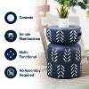 JONATHAN Y Kiri Modern Bohemian Arrow Pattern Drum Indoor/Outdoor Garden Stool - 4 of 4