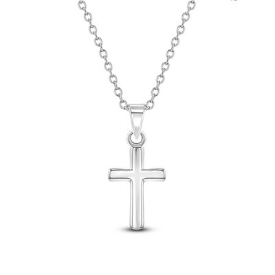 Girls' Teenie Tiny Cross Sterling Silver Necklace - In Season Jewelry ...