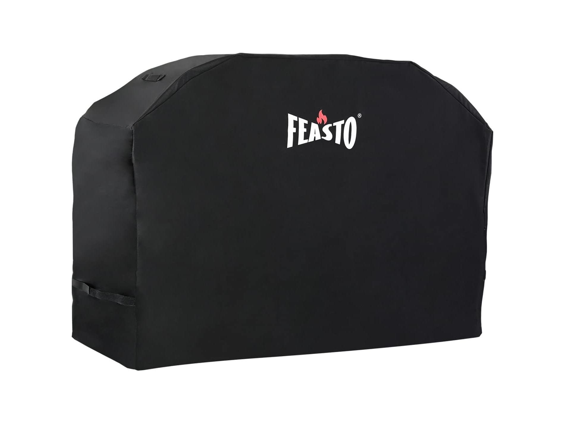 Feasto BBQ Grill Cover, 55” Heavy Duty Waterproof Gas Grill Cover,Anti-UV,Fade Resistant,Griddle Cover with Adjustable Velcro Strap