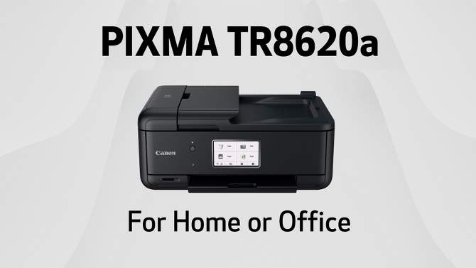Canon Pixma TR8620A Wireless Inkjet All-In-One Printer, 2 of 7, play video