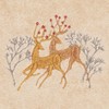 Linum Home Textiles Christmas Deer Pair - Embroidered Luxury 100% Turkish Cotton Hand Towels (Set of 2) - image 3 of 3