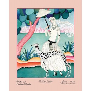 Poster Master Helen Dryden - A Vogue Cover of A Woman With A Dalmatian - 1 of 2