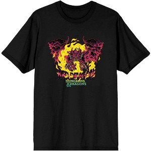 Dungeons & Dragons Red Dragon Game  Black Tee Shirt - 1 of 2