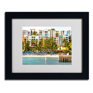 Trademark Fine Art - CATeyes 'Virgin Islands 8' Matted Framed Art - 1 of 1