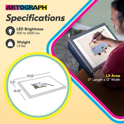 Ultra-Thin Adjustable Brightness LED Art and Craft Light Box