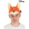 HalloweenCostumes.com One Size   Adult Zootopia Nick Wilde Face Headband Halloween Costume Accessory, Black/Orange/Yellow - 4 of 4
