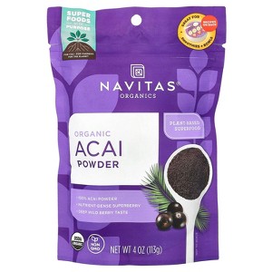 Navitas Organics Organic Acai Powder, 4 oz (113 g) - 1 of 2