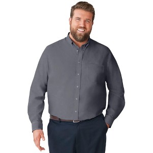 KingSize Men's Big & Tall Tall Wrinkle-Free Long-Sleeve Dress Shirt Tall - 1 of 4