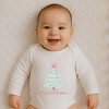 Everyday Kids Christmas Collection My First Christmas Pastel Tree Baby Onesie – Graphic Bodysuit - 4 of 4