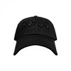 Adult AC/DC Back in Black Logo Baseball Hat - 2 of 4