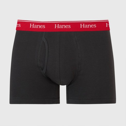 Hanes Premium Men's Boxer Briefs 5pk - Black/Gray S