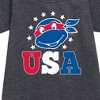 Girls' - Teenage Mutant Ninja Turtles - USA Raphael Graphic Short Sleeve Fleece Dress - 2 of 3
