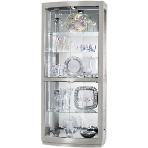 Howard Miller Bradington Ii Curio Cabinet 680396 Silver - 1 of 2