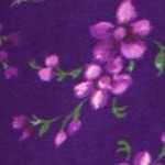 radiant purple soft floral