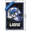 Trends International NFL Detroit Lions - Neon Helmet 23 Framed Wall Poster Prints - 3 of 4